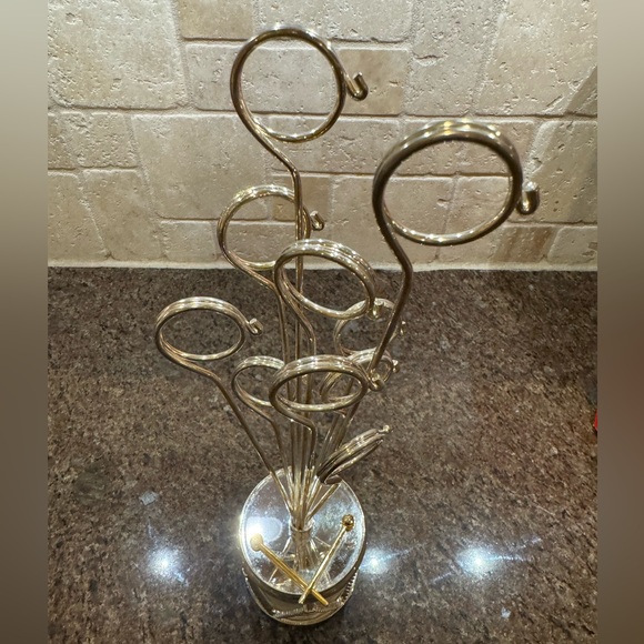 Satin Silver Plated Drum Design Message/ Picture Holder 12” - Picture 5 of 8